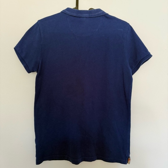 Burberry Blue Polo Shirt Classic Design - Picture 2 of 13